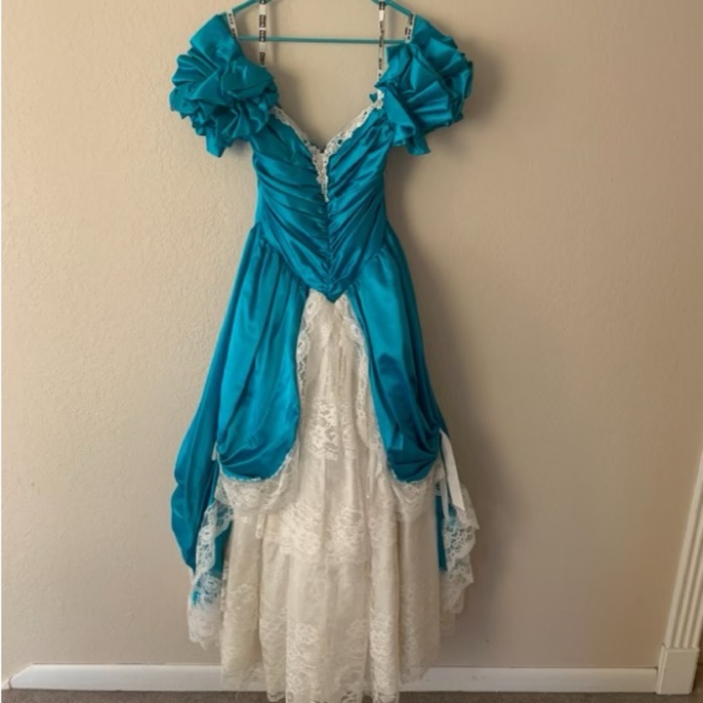 Zum Zum Vintage 80s Ballgown Size 9-10 - Picture 15 of 16